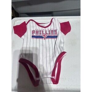 Philadelphia Phillies MLB Baby Infant BodySuit Snaps Baseball (Size 12 months)
